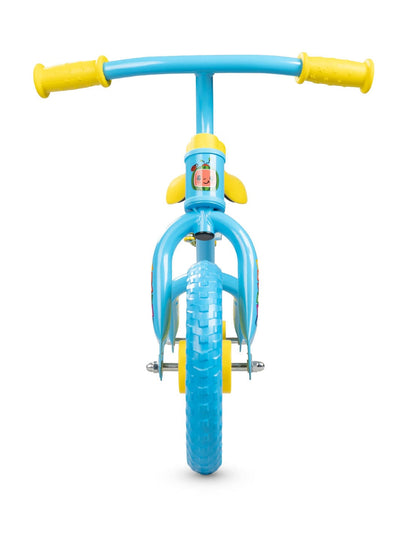 Bicicleta Sin Pedales Y Casco Cocomelon Beginner - Azul