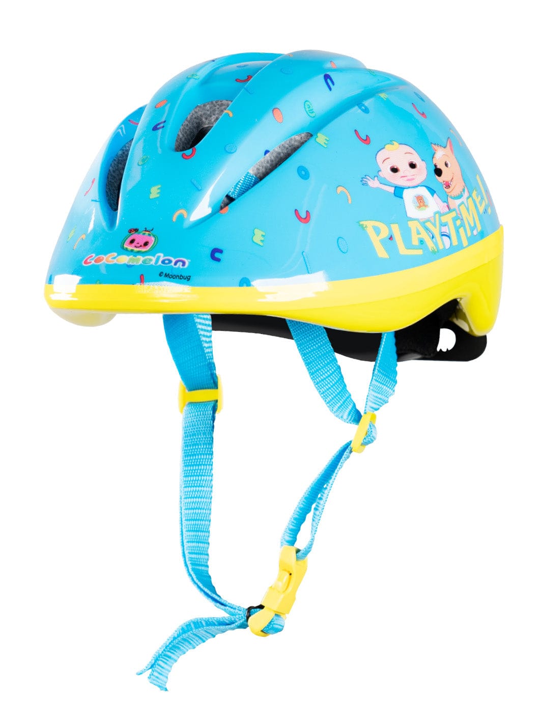 Cocomelon Beginner Balance Bike & Helmet - Blue