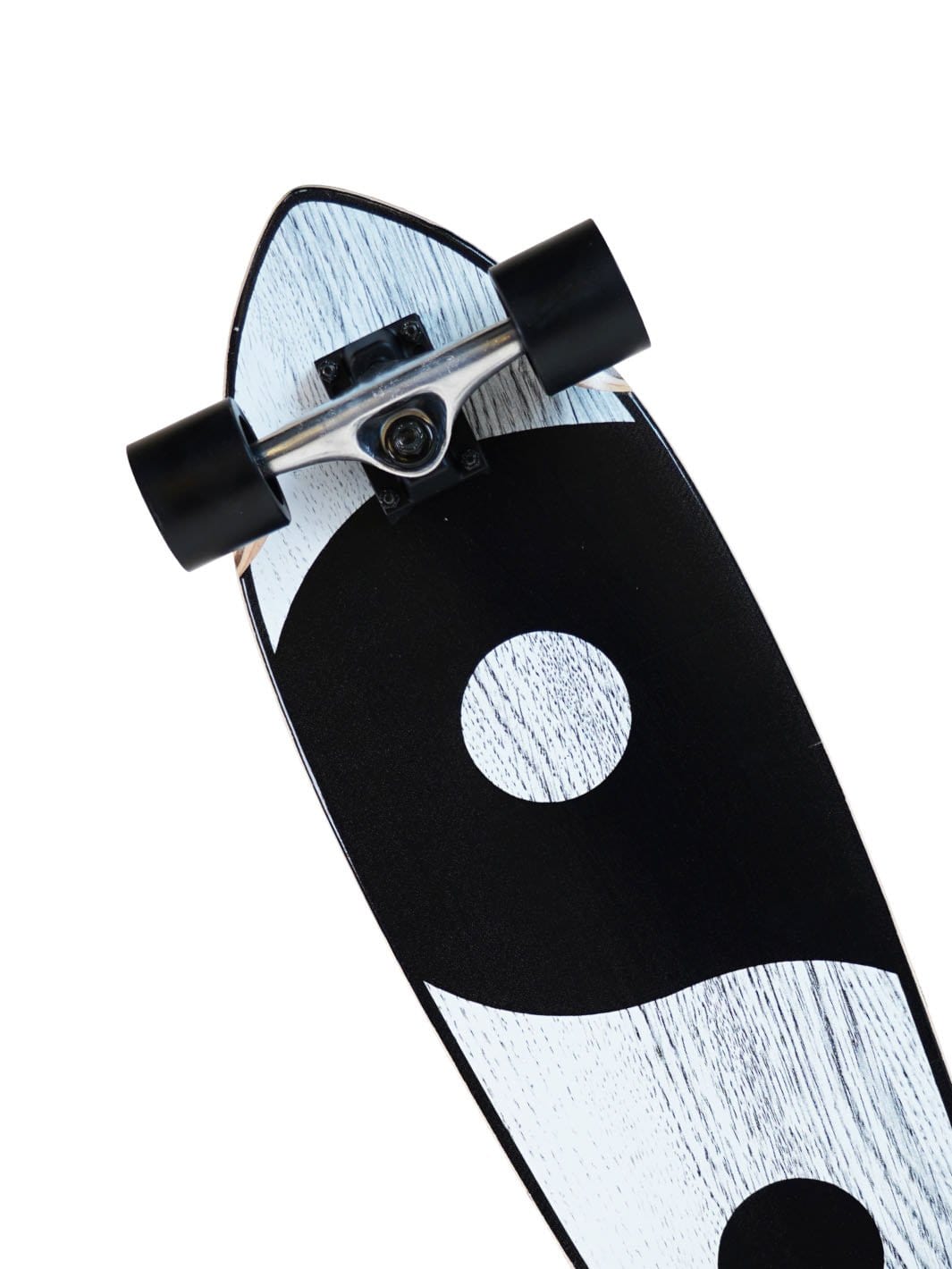 Madd Gear 32" Cruiser Board Skateboard Maple Kids Children's High Quality Aluminum Trucks Black White Ying Yan