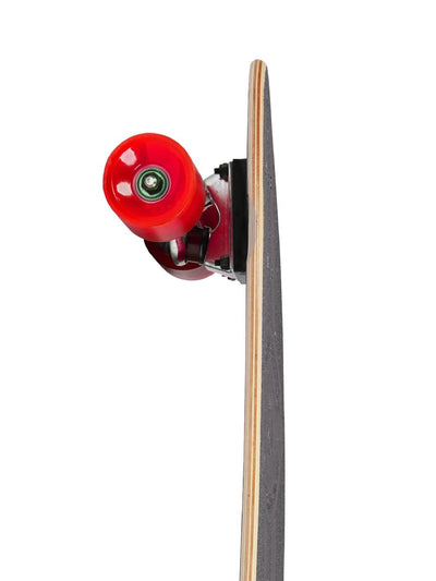 Madd Gear 36" Longboard Complete Skateboard Maple Kids Childrens High Quality Aluminum Trucks Red Tribal Grip Tape