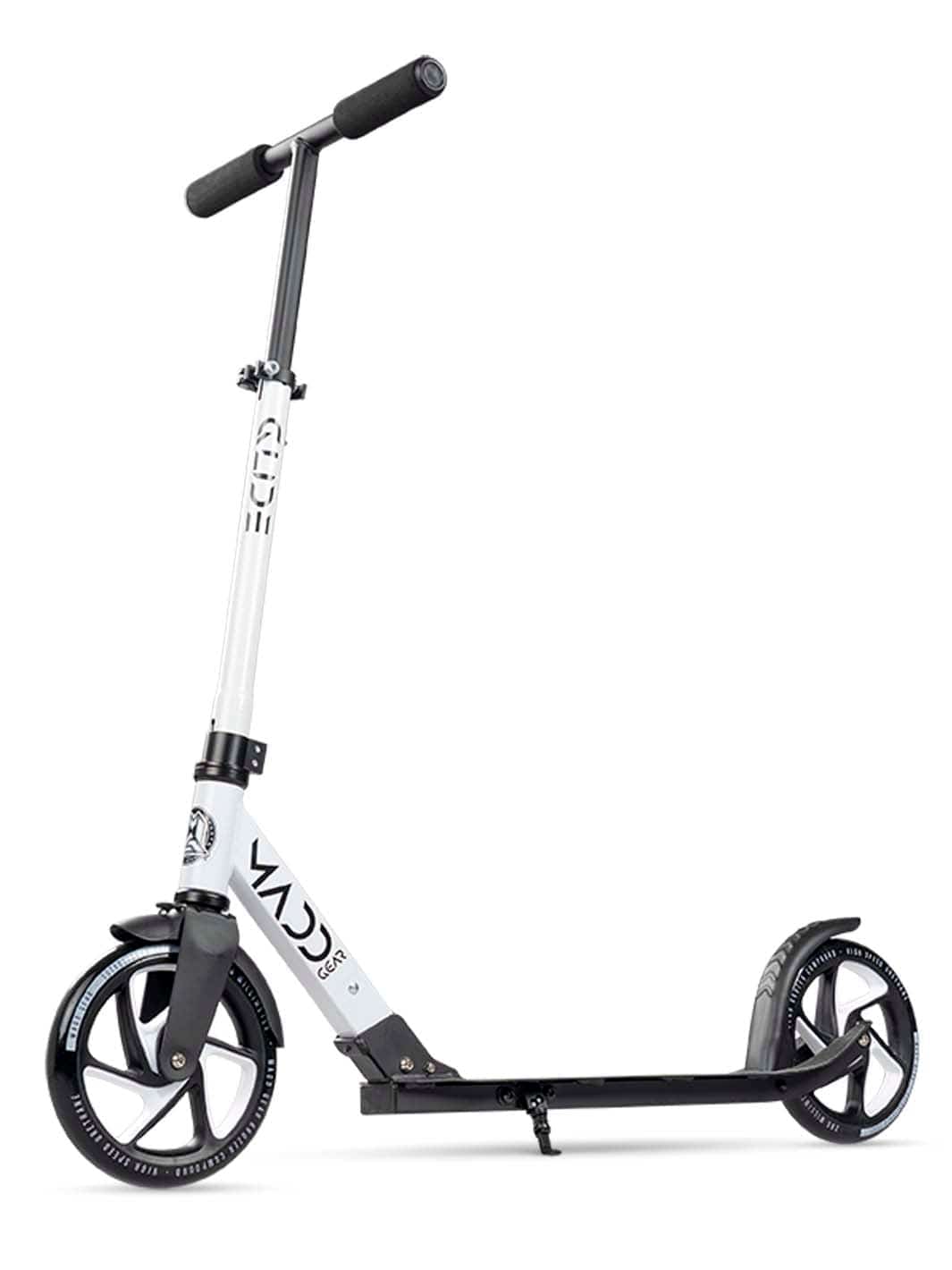 big wheel adults scooter commuter 200mm black white mad razor lime bird commute