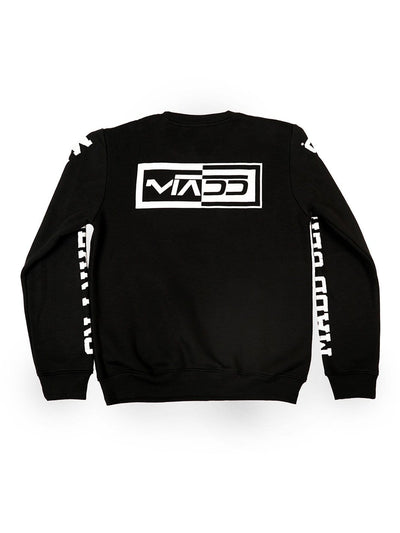 Madd Gear Crew Neck Sweater Sweatshirt Black Scooter Kids Boys Girls