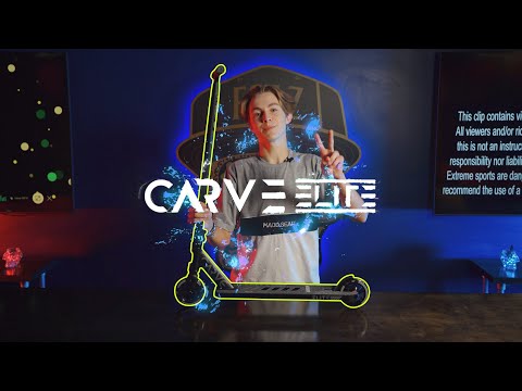 Carve Elite Trick Scooter - Black Gray